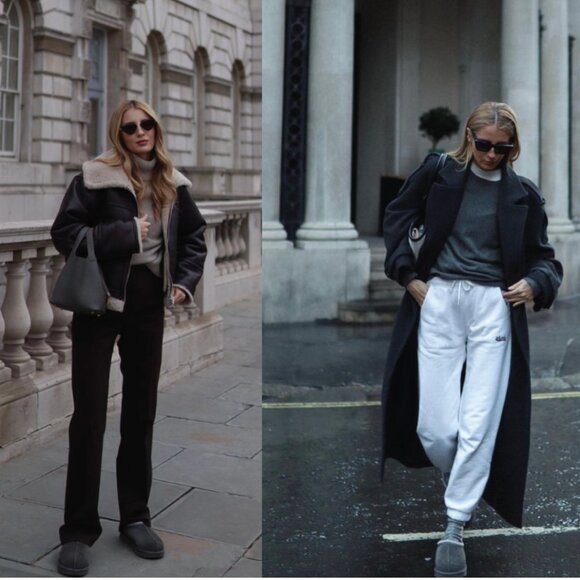 NIB UGG Tasman Dark Grey Slip On - Picture 2 of 8